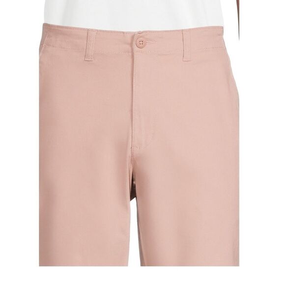 Nwt George Men's Flat Front Dust Pink Shorts, 9” Inseam, Size 42 - Picture 4 of 9